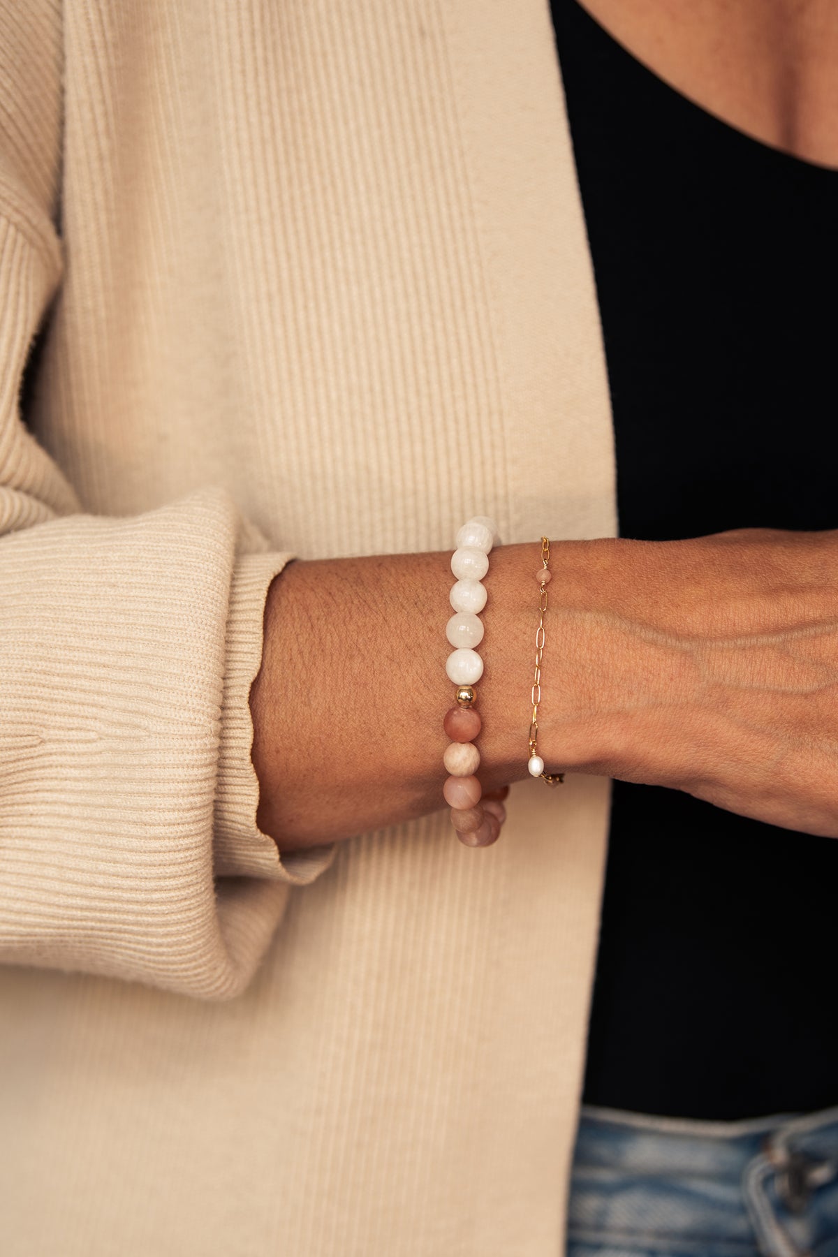 Sun & Moon Gemstone Bracelet