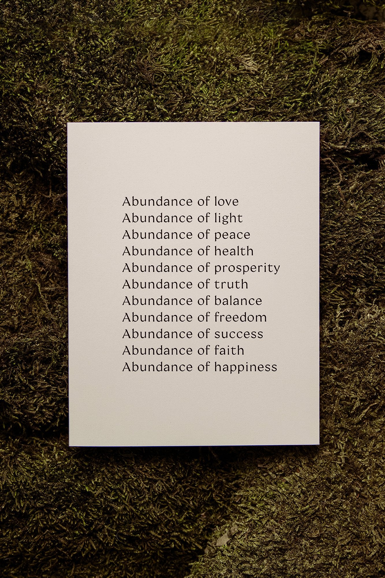 Abundance Greeting Card
