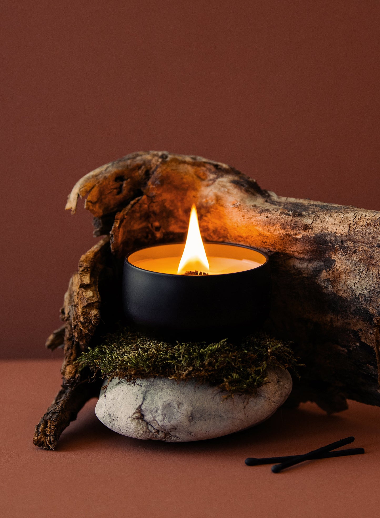 Lavender Lemonade Stoned Candle