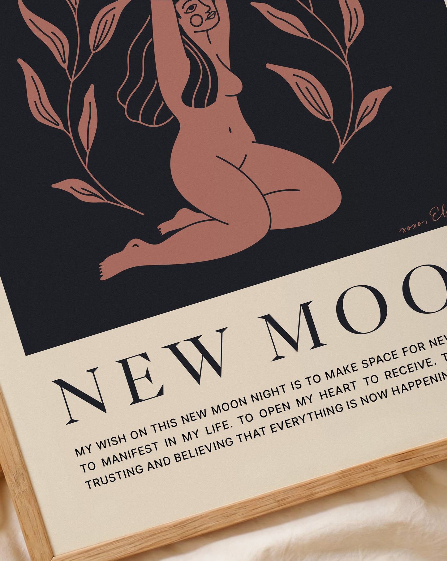 New Moon Wish Art Print