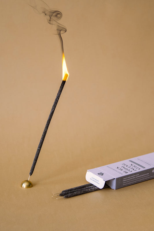 Cedar & Myrrh Black Copal Hand Rolled Incense Stick