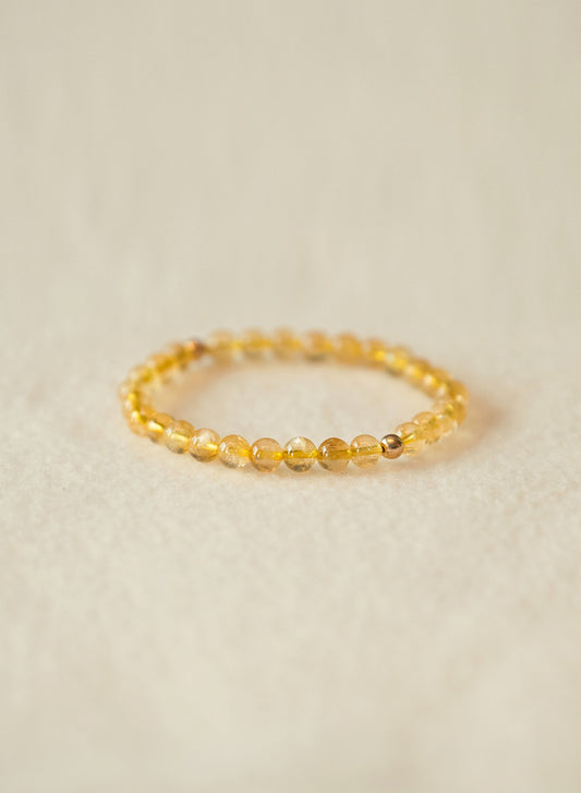 Manifest Citrine Gemstone Bracelet-SQ8177606