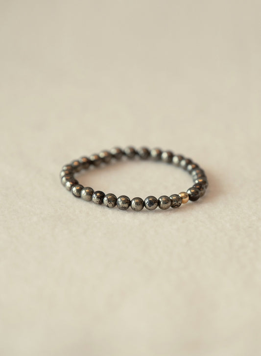 Success Pyrite Gemstone Bracelet-SQ4381005