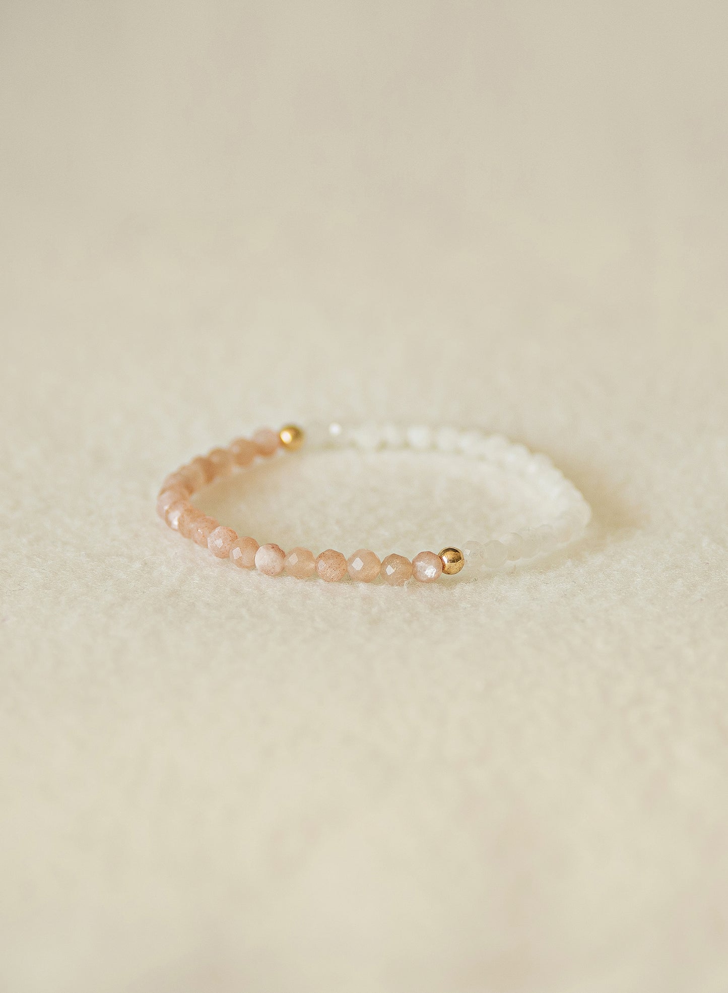 Sun & Moon Dainty Gemstone Bracelet