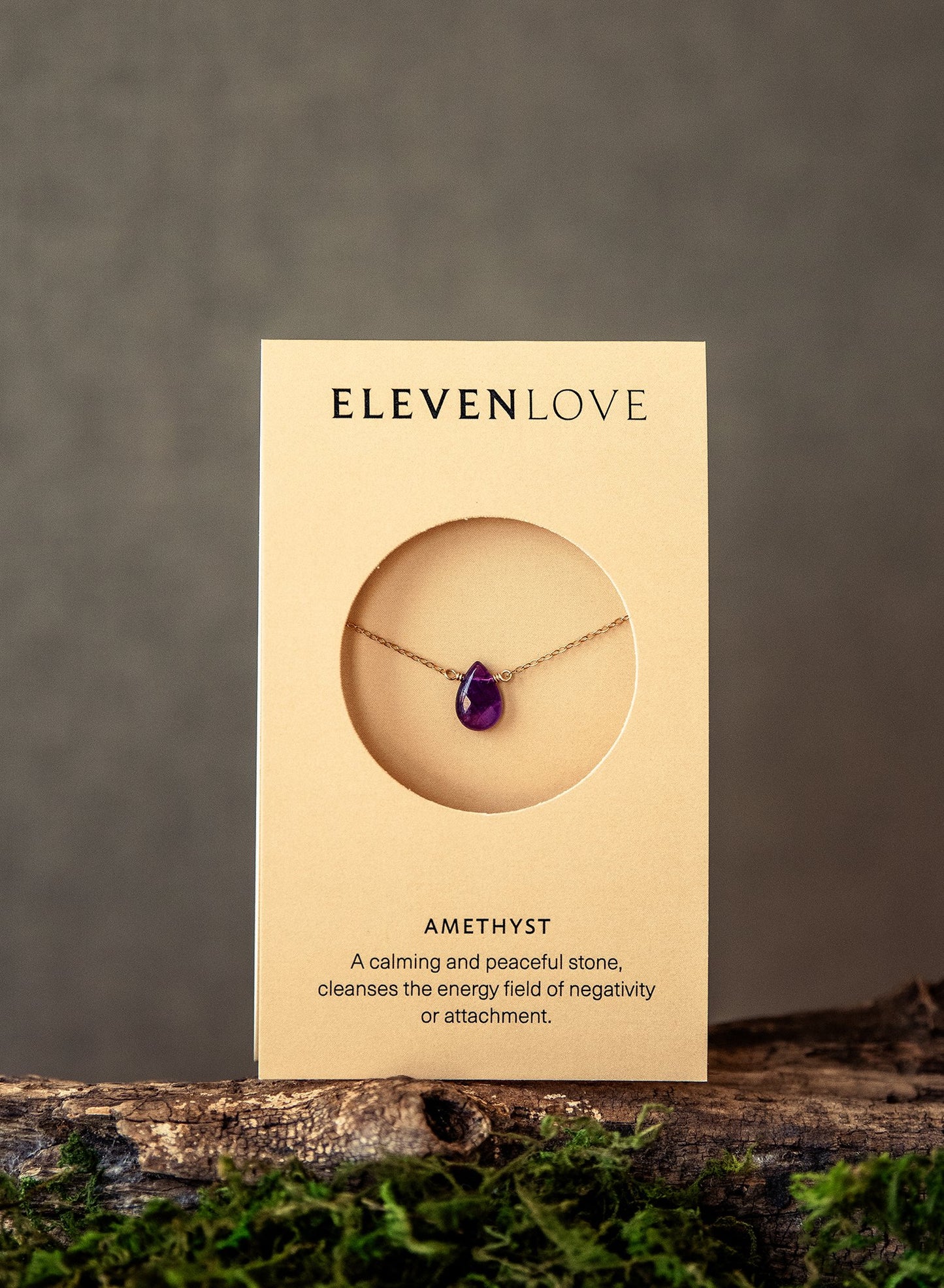 Amethyst 14K Gold-Filled Necklace-SQ2105166