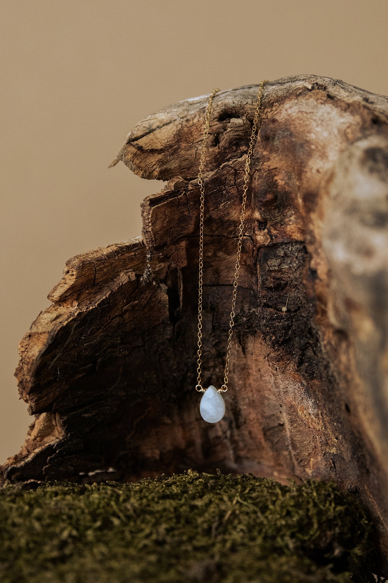 Aquamarine 14K Gold-Filled Necklace-SQ7370560