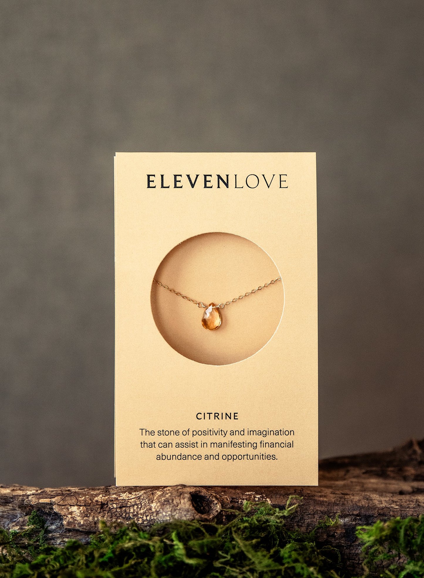 Citrine 14K Gold-Filled Necklace-SQ0284463