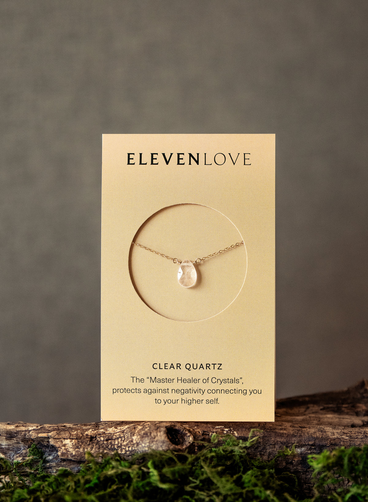 Clear Quartz 14K Gold-Filled Necklace