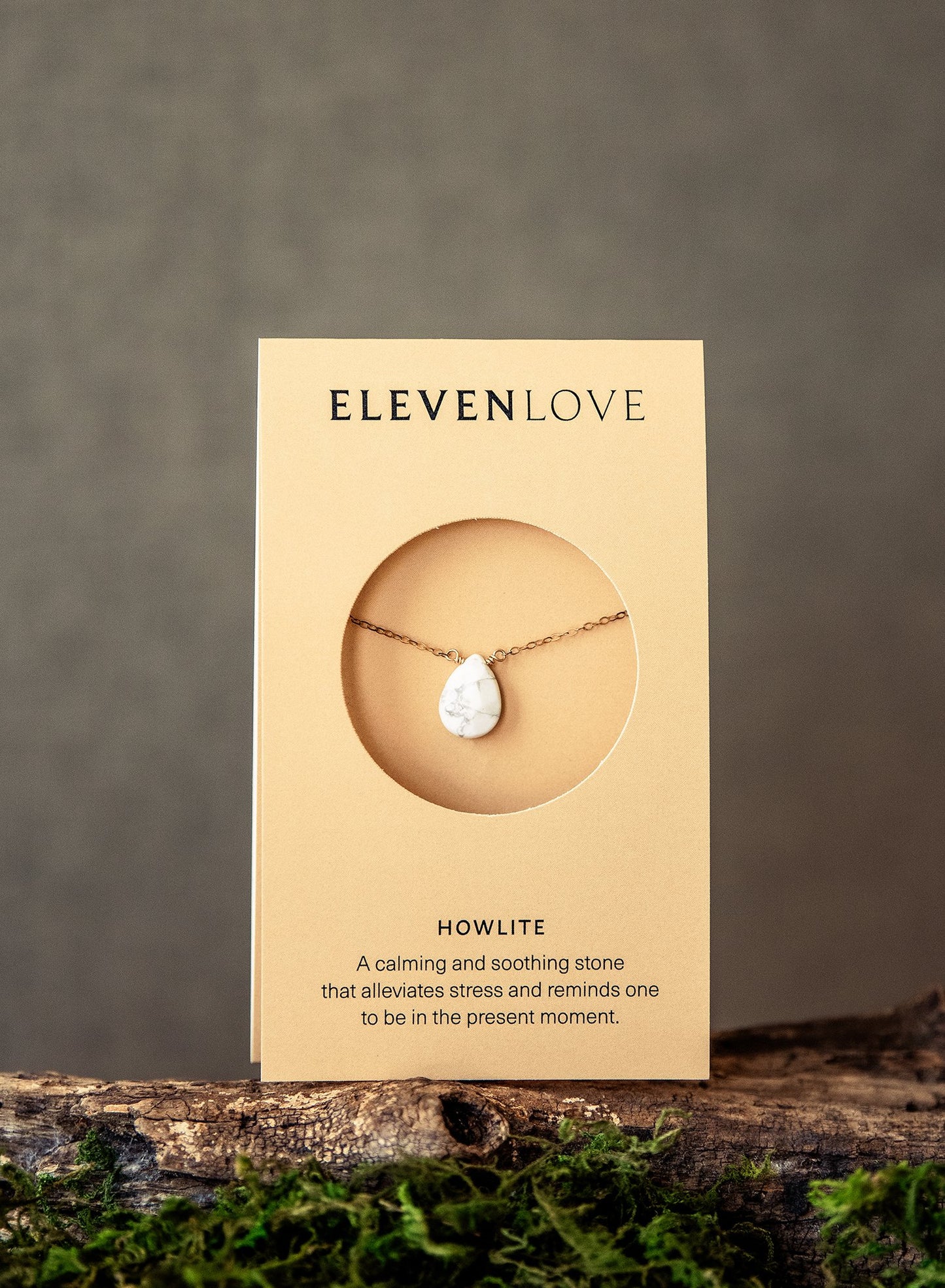 Howlite 14K Gold-Filled Necklace-SQ8385015