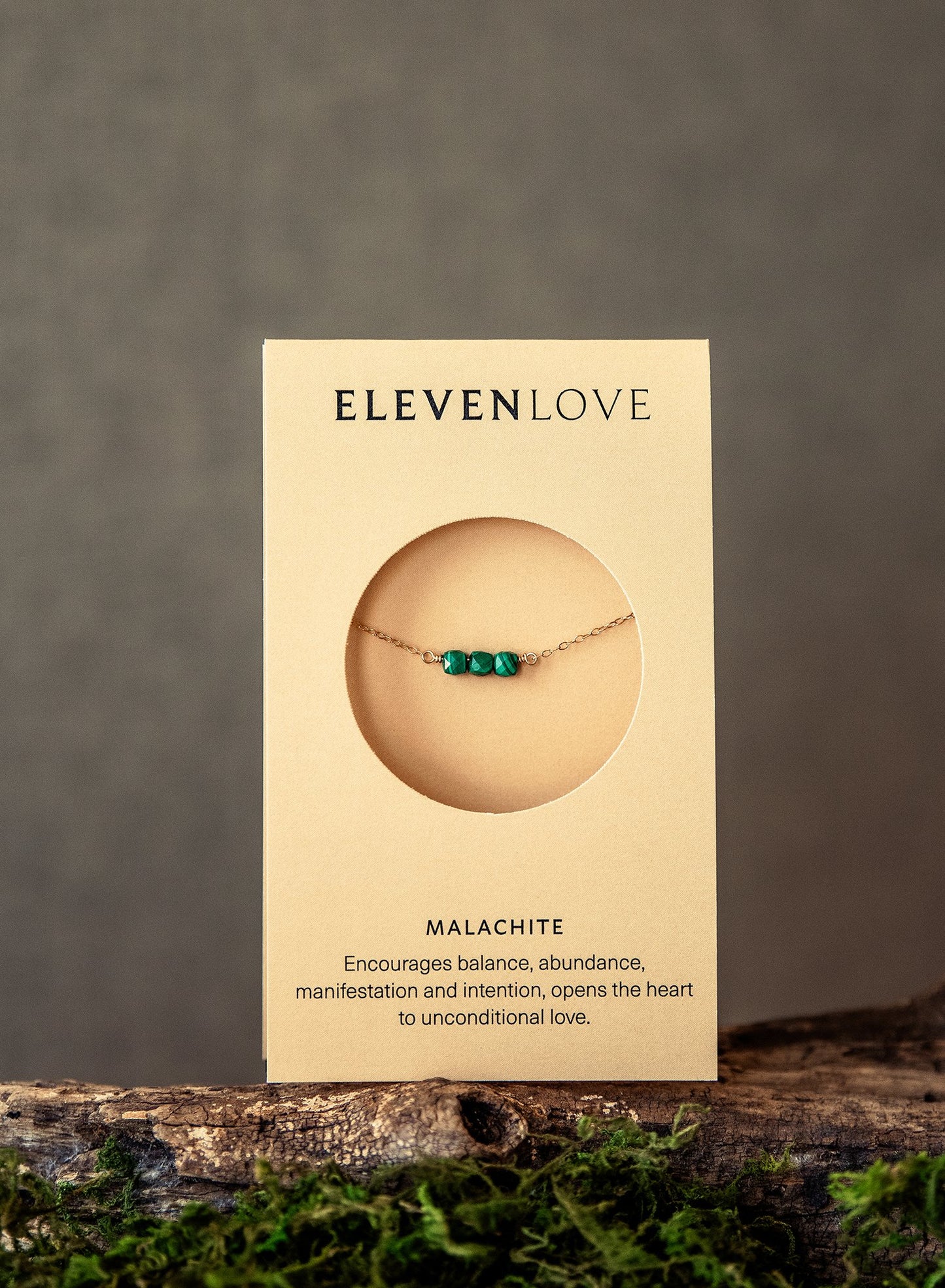 Malachite 14K Gold-Filled Necklace-SQ1081357