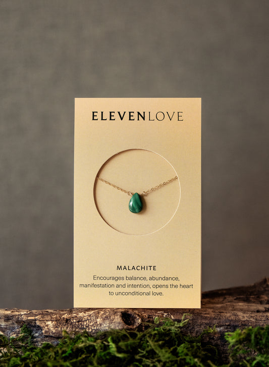 Malachite 14K Gold-Filled Necklace