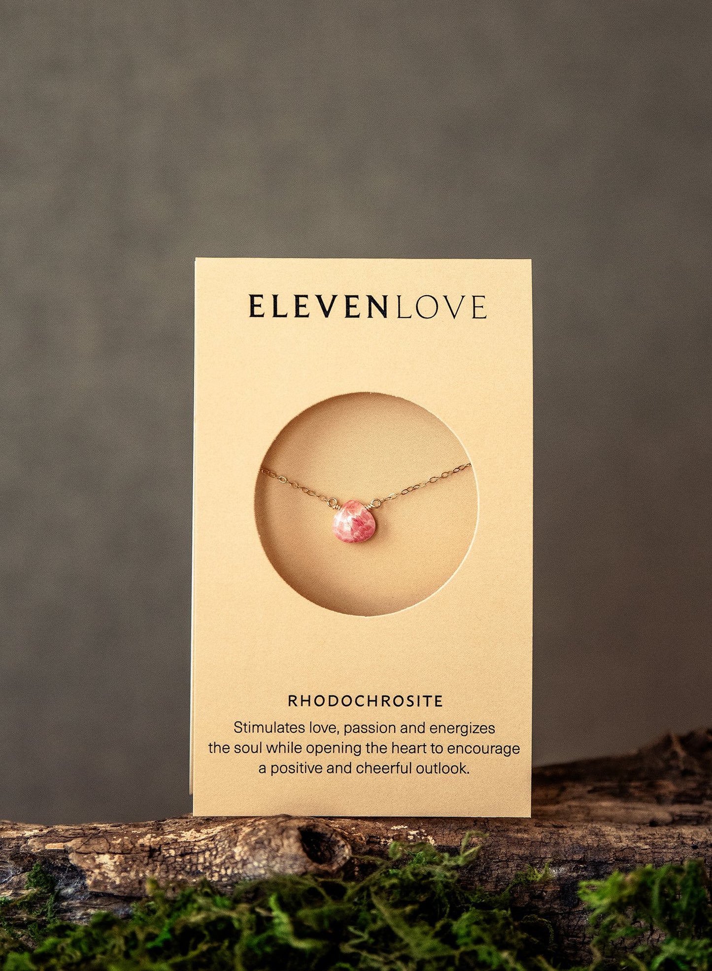 Rhodochrosite 14K Gold-Filled Necklace-SQ1024420
