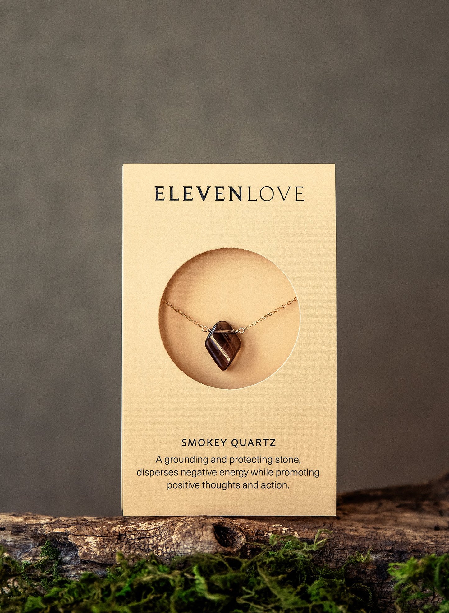 Smokey Quartz 14K Gold-Filled Pendant Necklace-SQ3387738