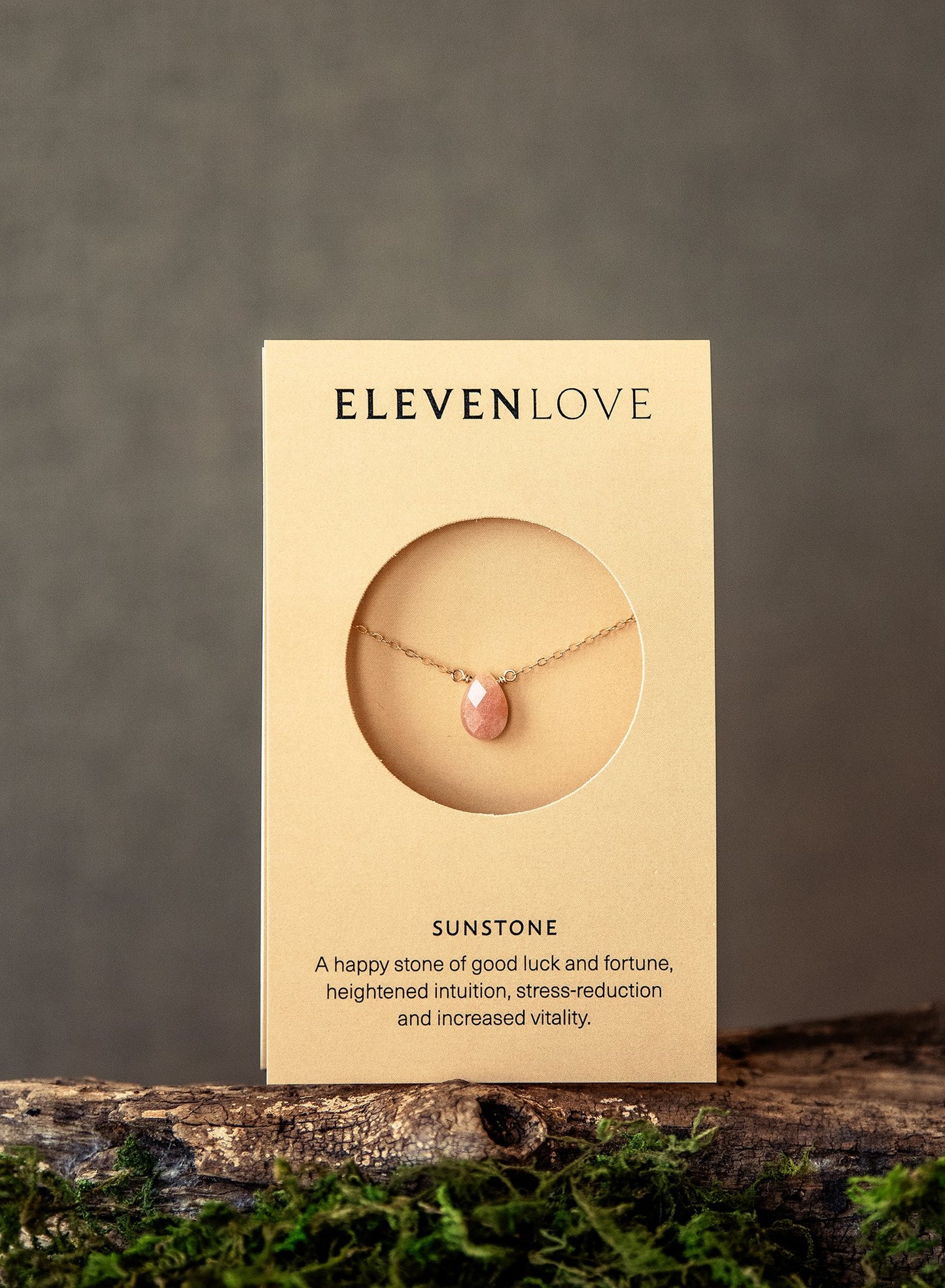Sunstone 14K Gold-Filled Necklace-SQ0532158