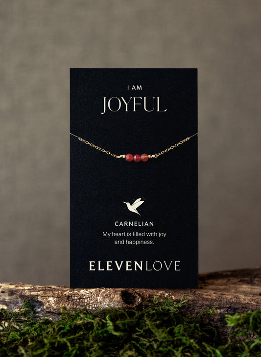 I AM Joyful - Carnelian Intention Bracelet-SQ6083134