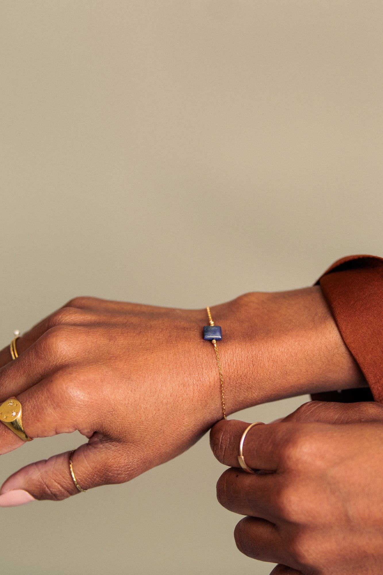 I AM Unique - Lapis Intention Bracelet-SQ3627675