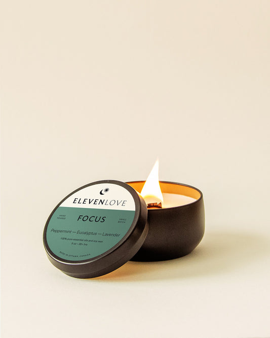 Focus Stoned Candle