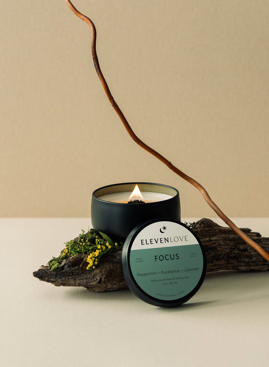 Focus Stoned Candle