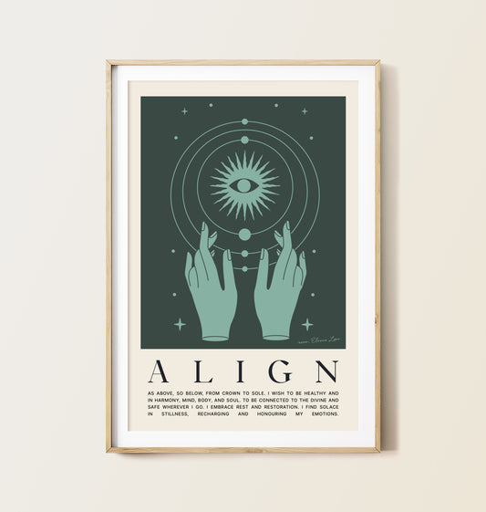 Align Wish Art Print