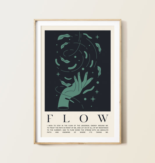 Flow Wish Art Print
