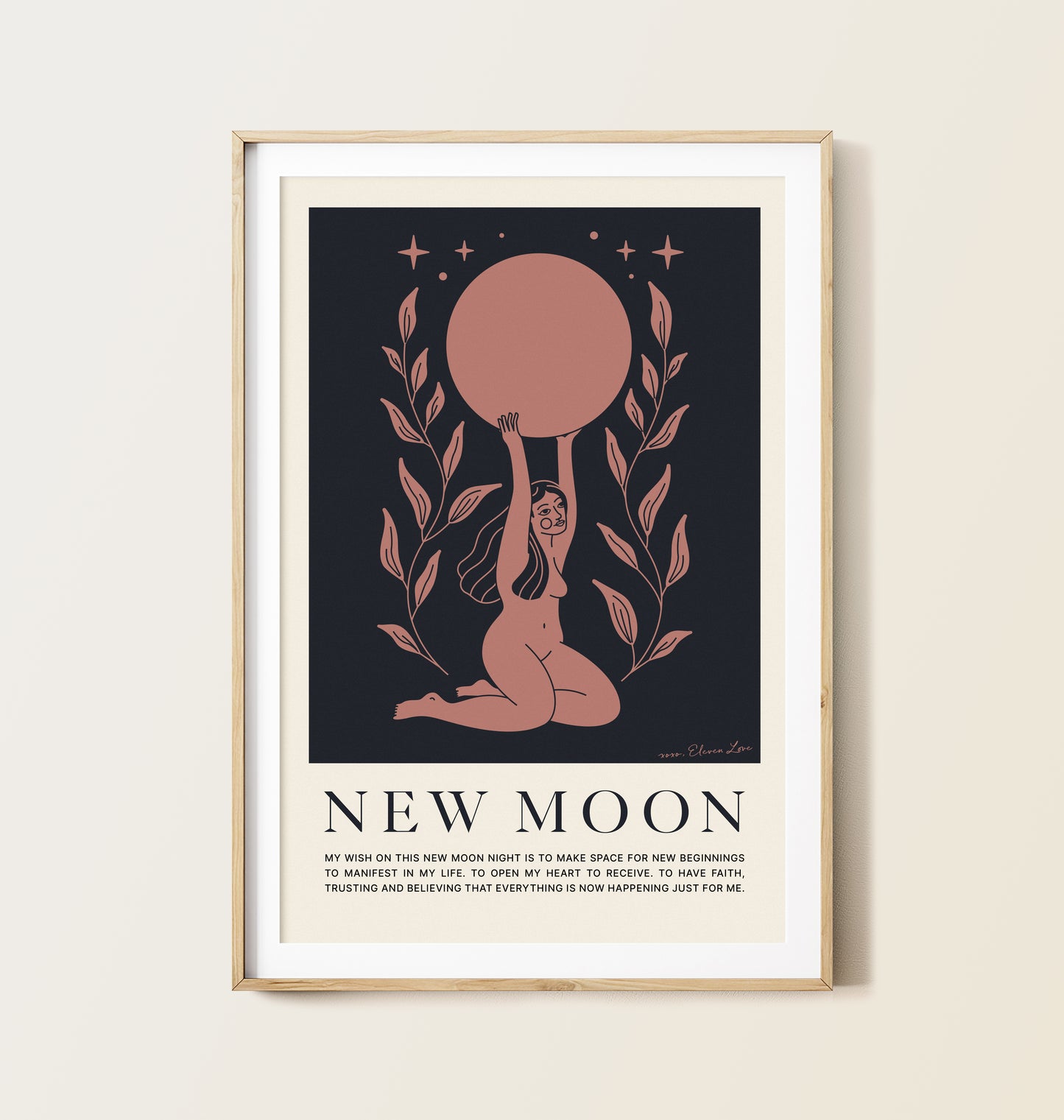 New Moon Wish Art Print
