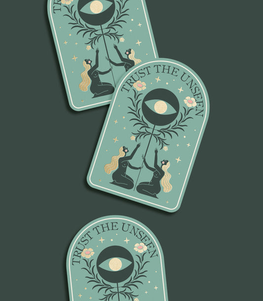 Trust the Unseen Sticker
