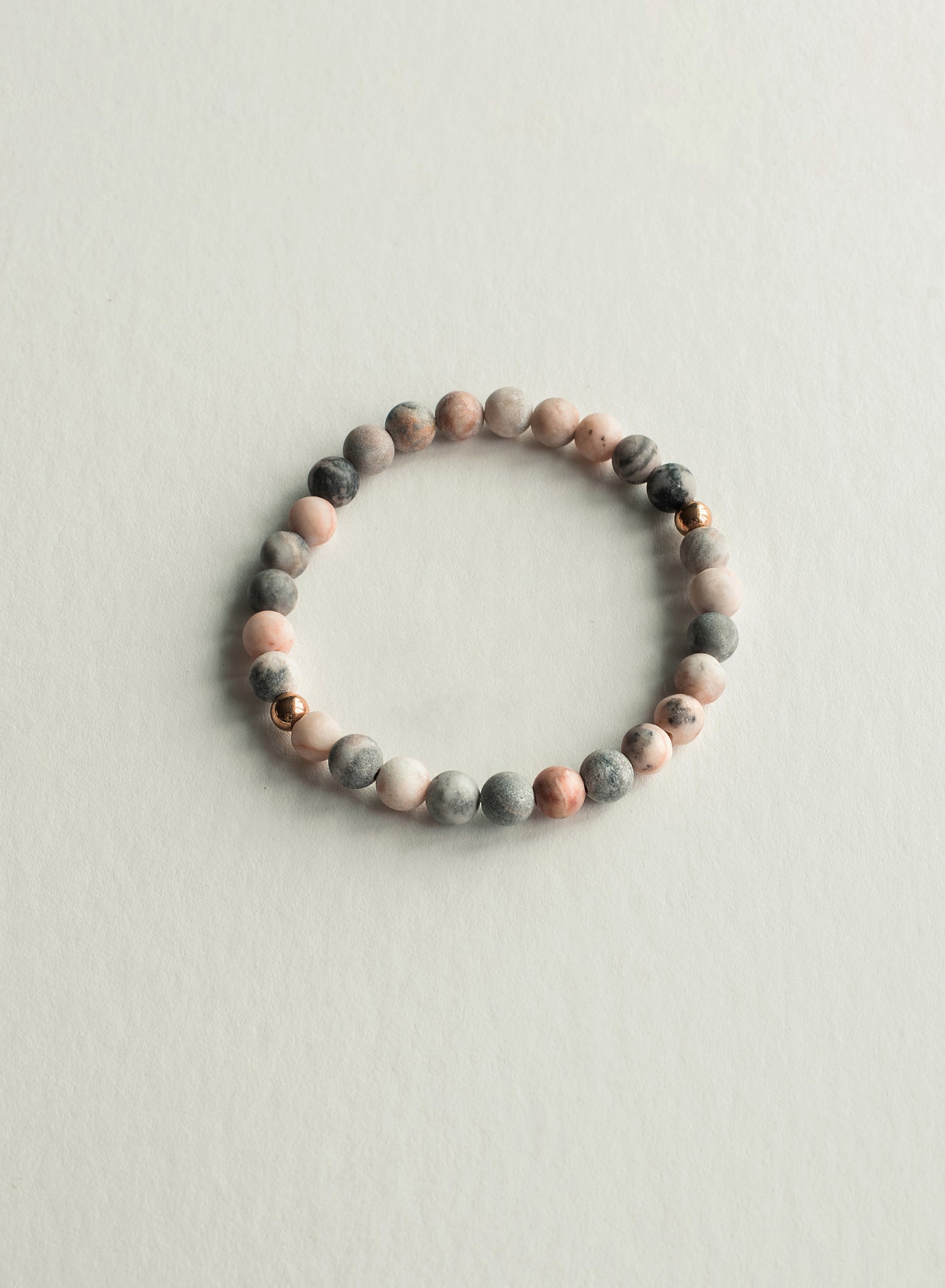 Balance Zebra Jasper Gemstone Bracelet
