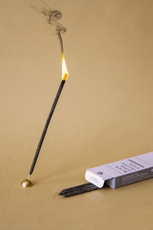 Cedar & Myrrh Black Copal Hand Rolled Incense Stick