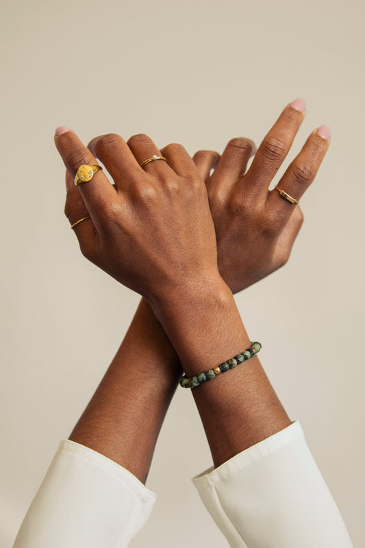 Evolve African Turquiose Gemstone Bracelet-SQ3147431