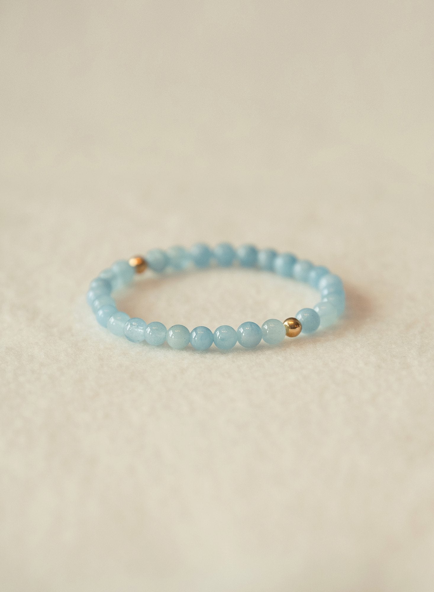 Flow Aquamarine Gemstone Bracelet-SQ8751144