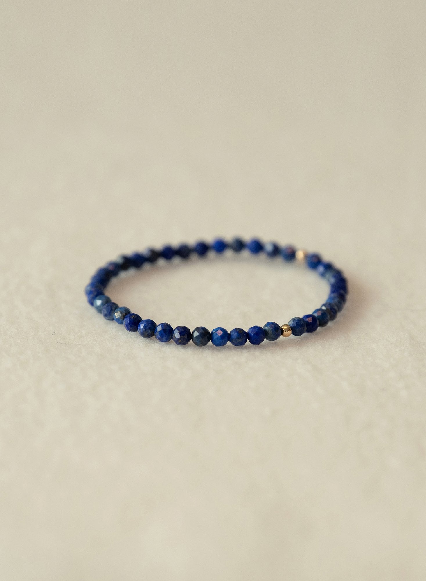 Empower Faceted Dainty Lapis Gemstone Bracelet-SQ5274862