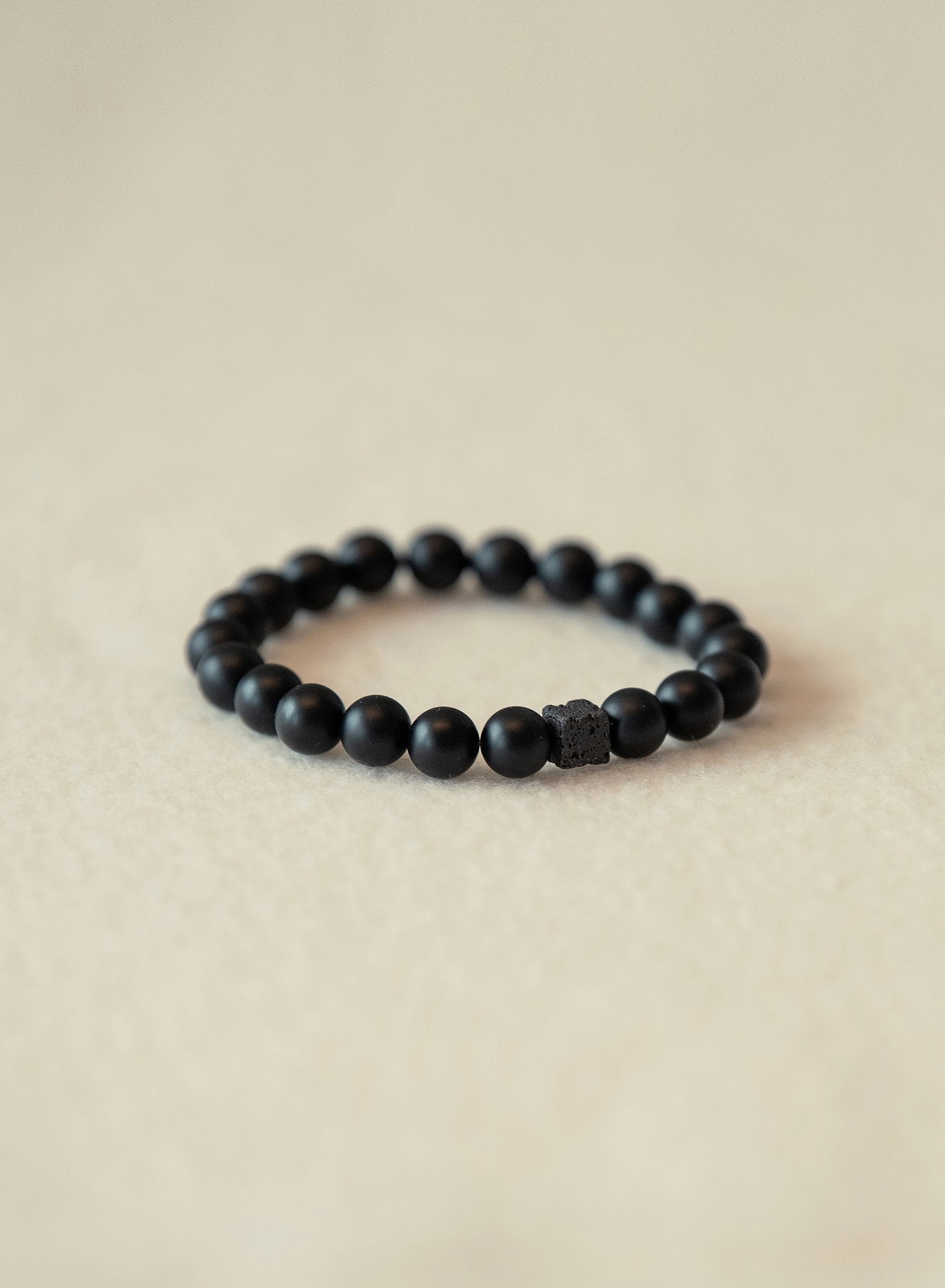 Let Go Black Onyx Gemstone Bracelet-SQ1155020