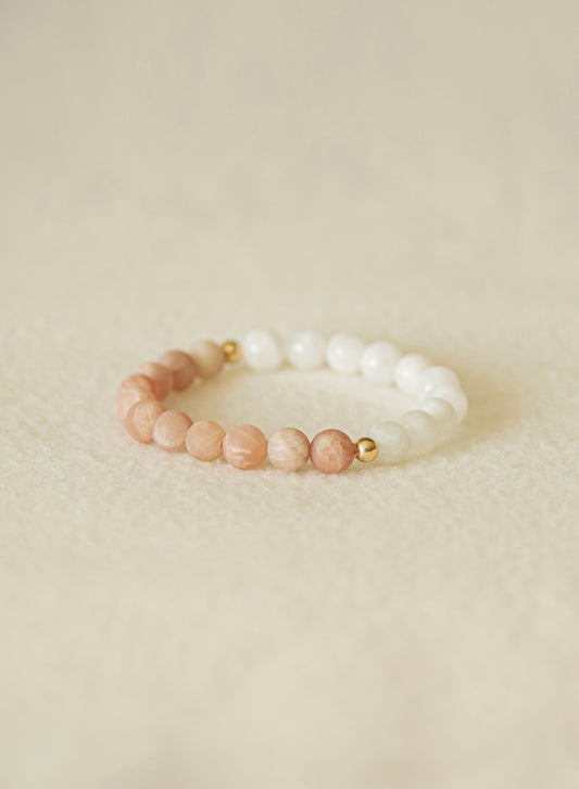 Sun & Moon Gemstone Bracelet
