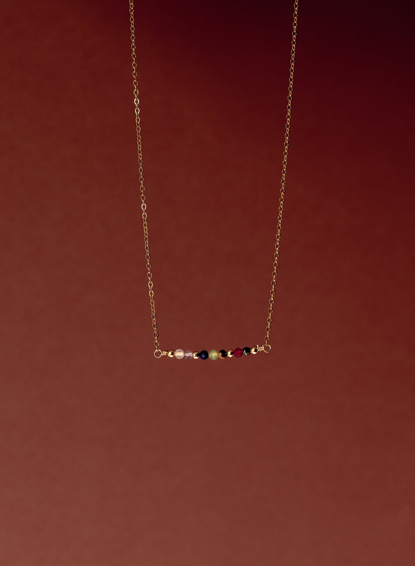 Chakra 14K Gold-Filled Beaded Necklace