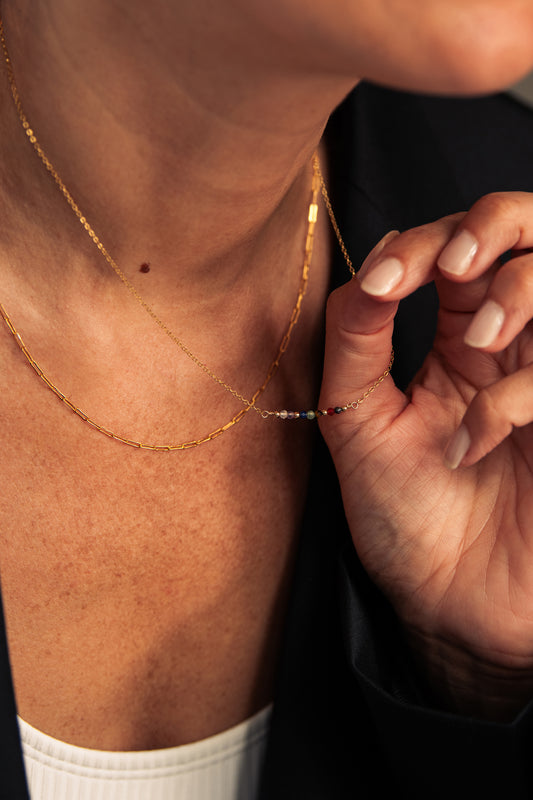 Chakra 14K Gold-Filled Beaded Necklace