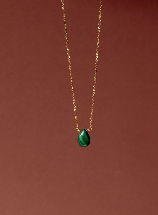 Malachite 14K Gold-Filled Necklace
