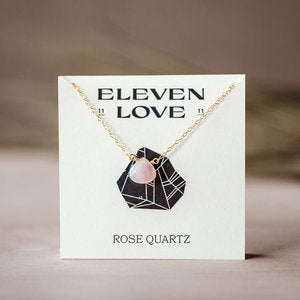 Rose Quartz 14K Gold-Filled Necklace-SQ8545344