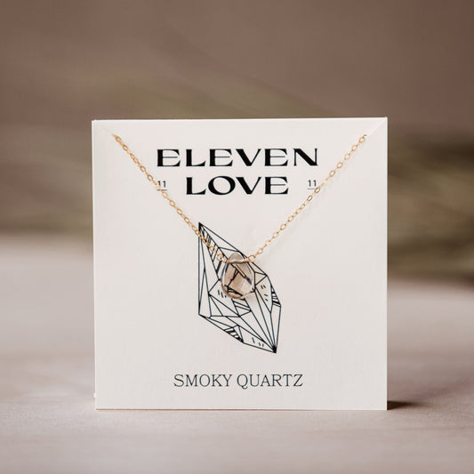 Smokey Quartz 14K Gold-Filled Necklace-SQ3874568