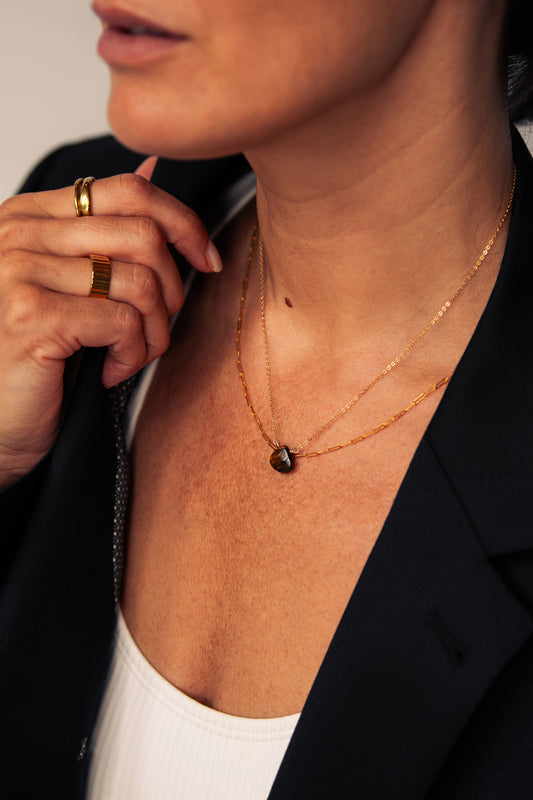 Tiger's Eye 14K Gold-Filled Necklace