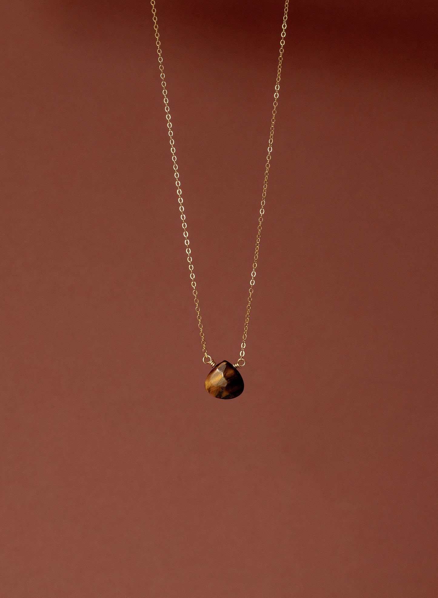 Tiger's Eye 14K Gold-Filled Necklace