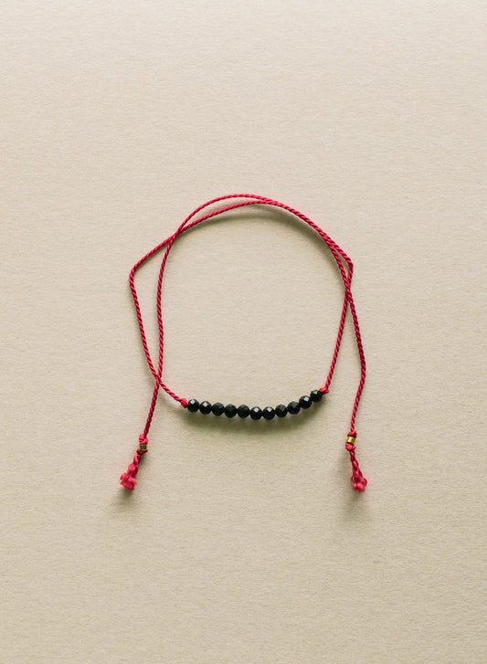 Crimson Protection Wish Bracelet
