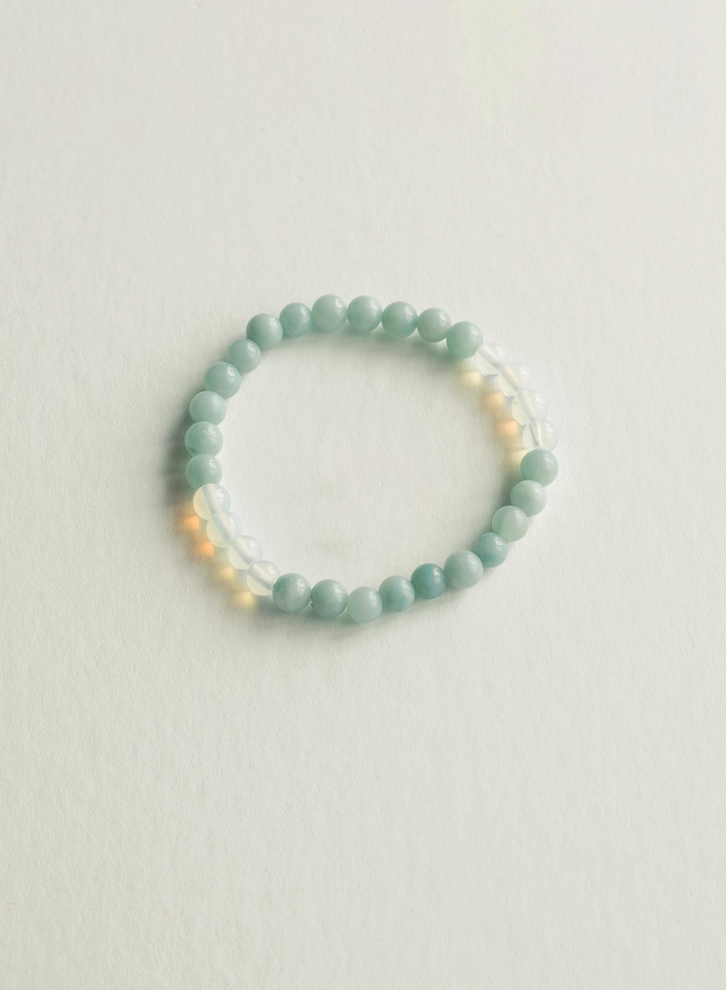 Hope Amazonite & Opalite Gemstone Bracelet