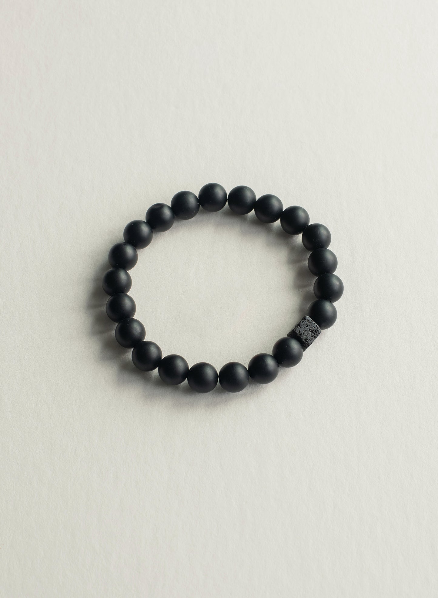Let Go Black Onyx Gemstone Bracelet