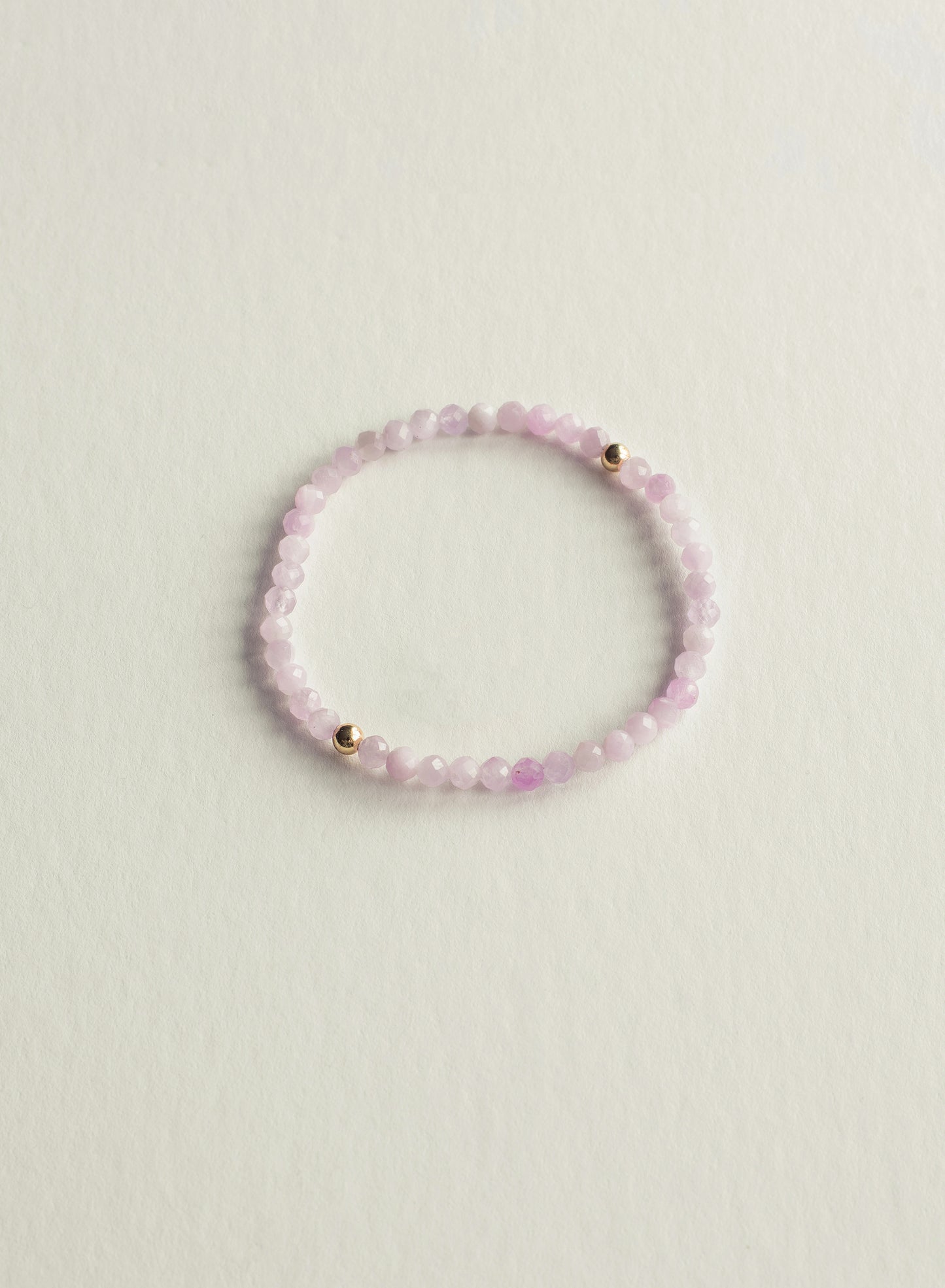 Magic Faceted Dainty Kunzite Gemstone Bracelet