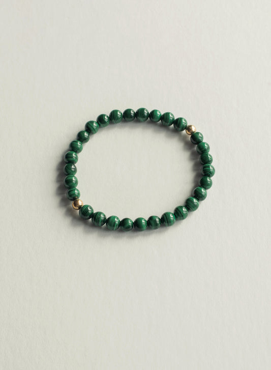 Malachite Pure Gemstone Bracelet