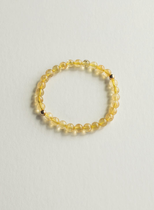 Manifest Citrine Gemstone Bracelet