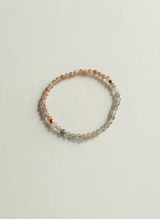 Transformation Faceted Dainty Gemstone Bracelet